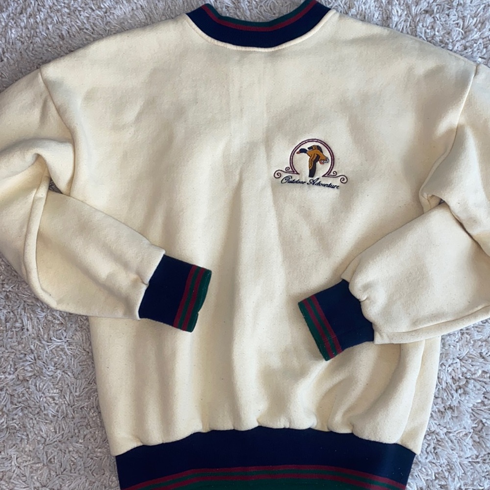 Large Benchmark “Outdoor Adventures” Mens Crewneck
